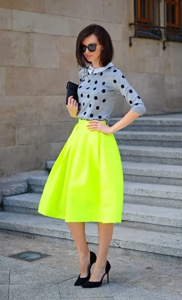 bright-yellow-skirt