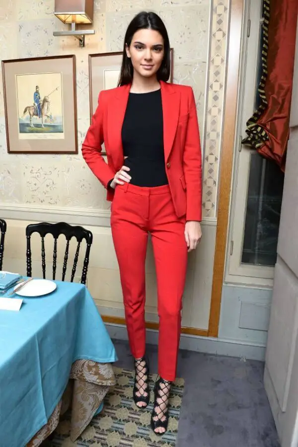 heels-with-red-suit-kendall-jenner
