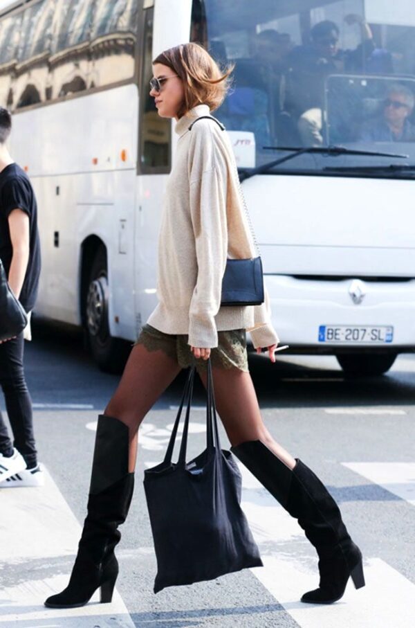 shorts-and-knee-high-boots