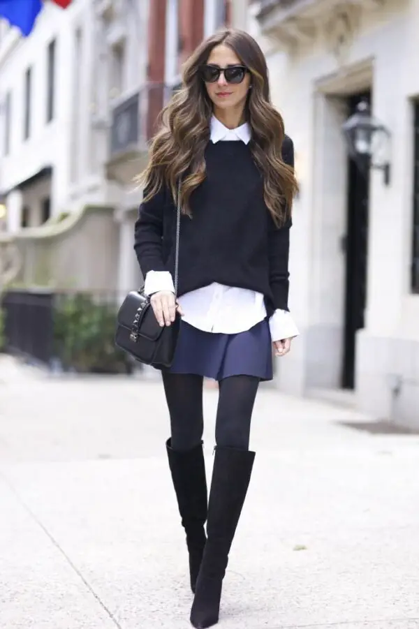 skirt-and-knee-high-boots