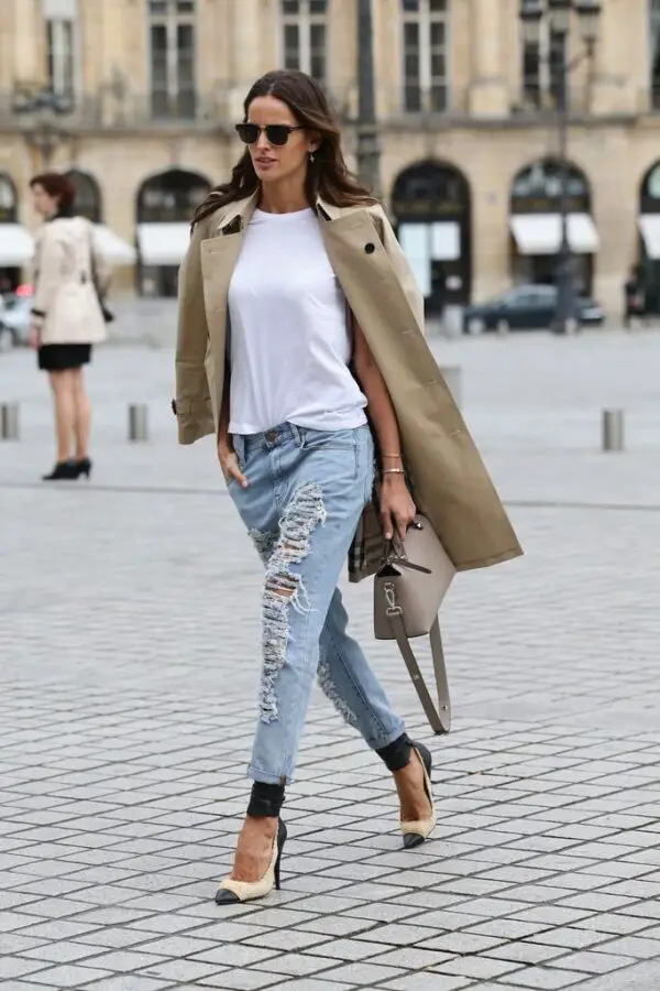 trench-coat-and-ripped-skinny-jeans