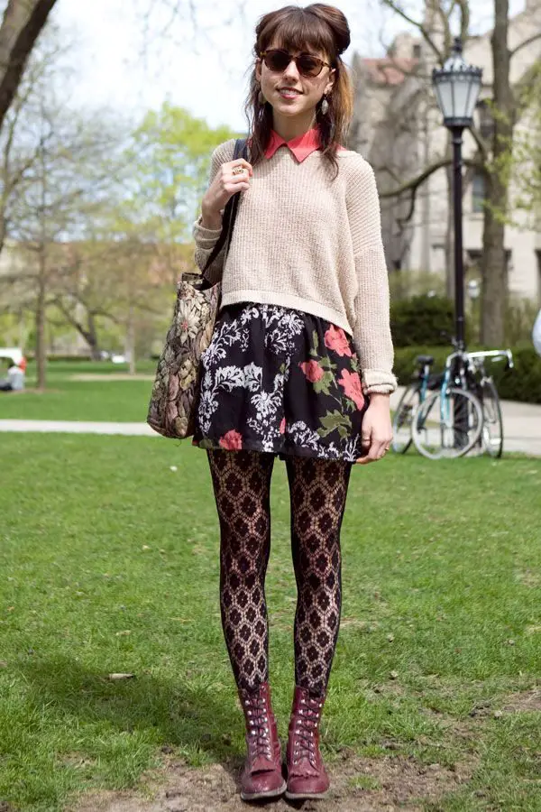 patterned-tights