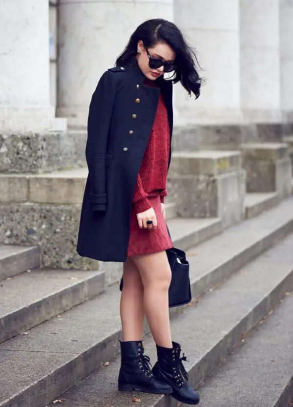 6-dress-with-sailor-coat-and-edgy-boots