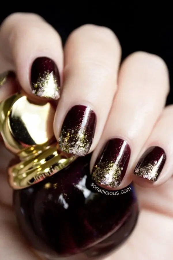 festive-gold-and-maroon