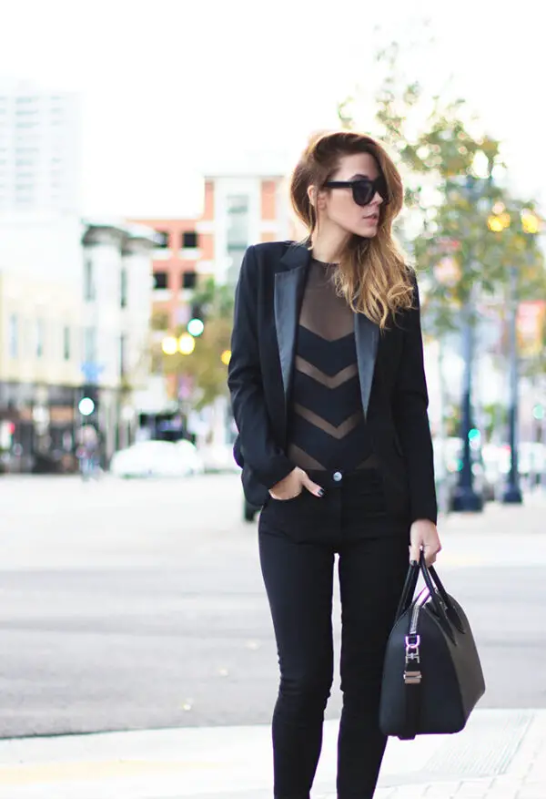2-tuxedo-blazer-with-sheer-top-and-skinny-jeans