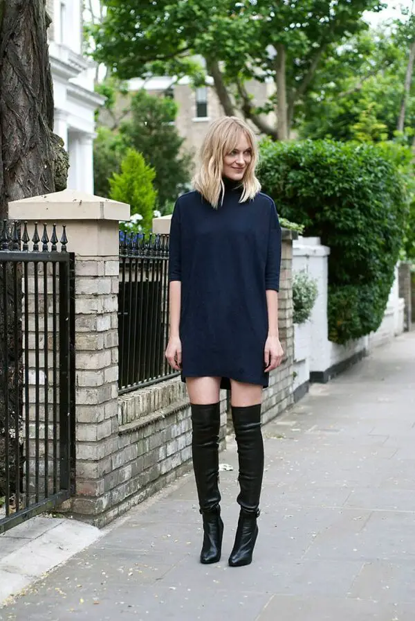 turtleneck-sweater-dress-and-boots