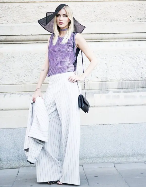 1-half-hat-with-wide-leg-pants-and-purple-top