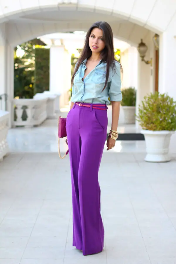 6-high-waist-purple-pants-with-chambray-shirt