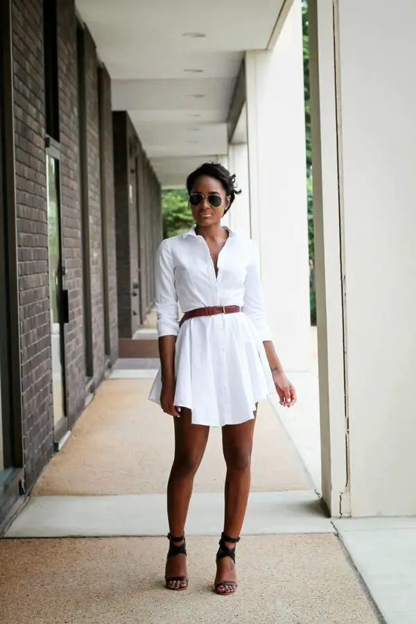 white-shirt-dress