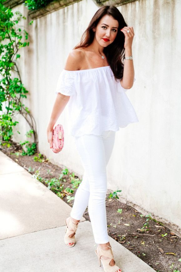 all-white-cute-outfit