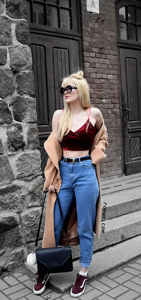 jeans-and-velvet-croptop-outfit