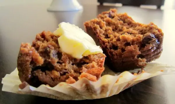bran-muffins-with-organic-butter