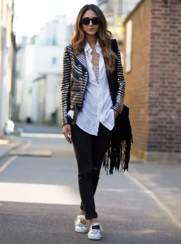 2-button-down-shirt-with-studded-jacket-and-metallic-sneakers-1