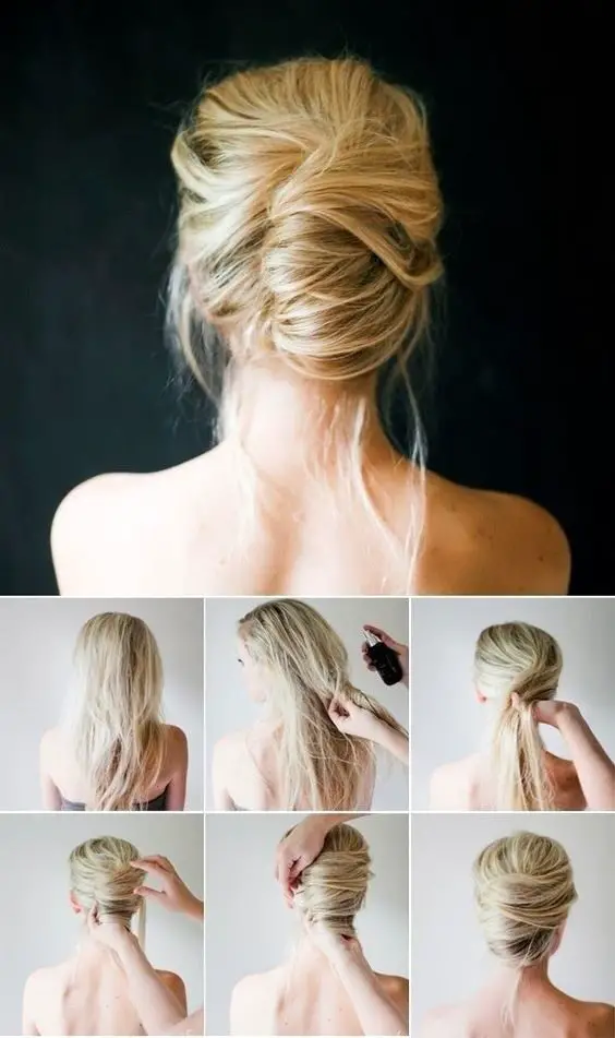 casual-french-twist