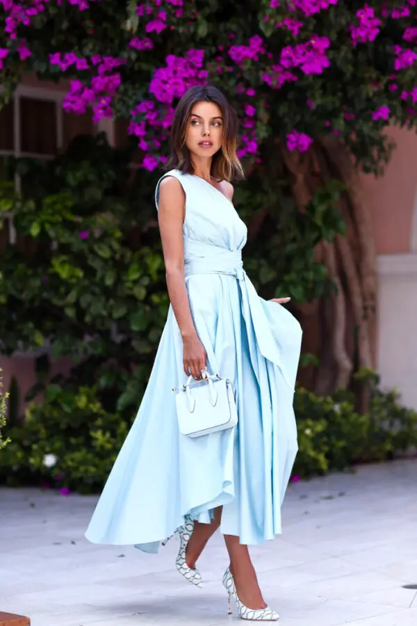 1-one-shoulder-dress-with-white-clutch