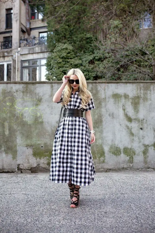 1-wide-belt-with-gingham-dress