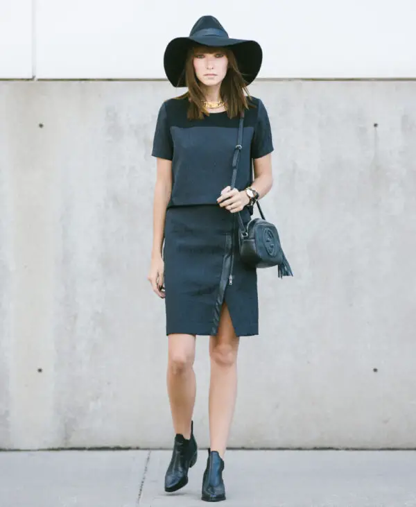 1-zipped-skirt-with-boxy-top-and-floppy-hat