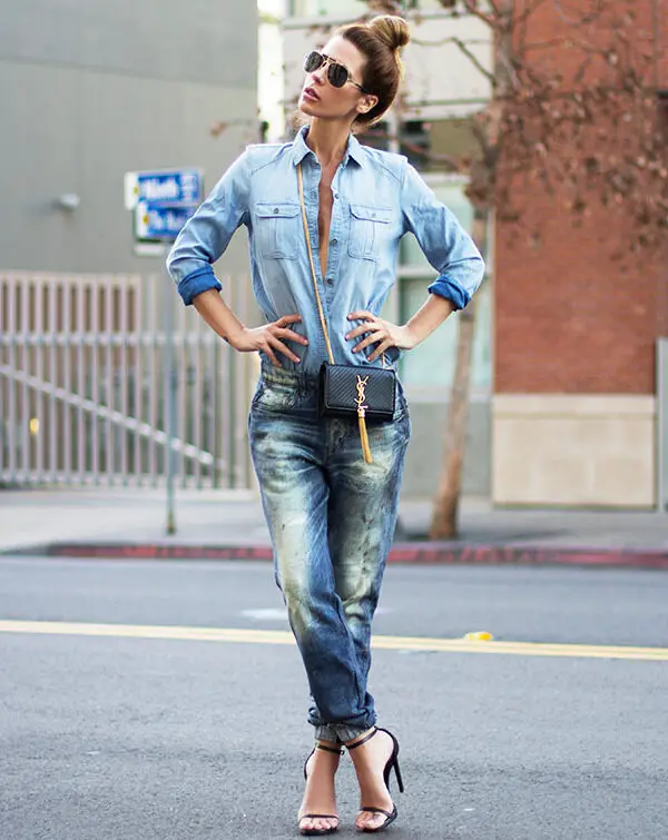 2-distressed-jeans-with-chambray-shirt