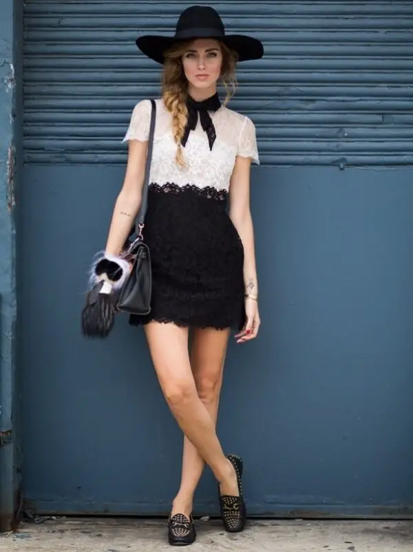 2-lace-dress-with-scarf-and-cowboy-hat
