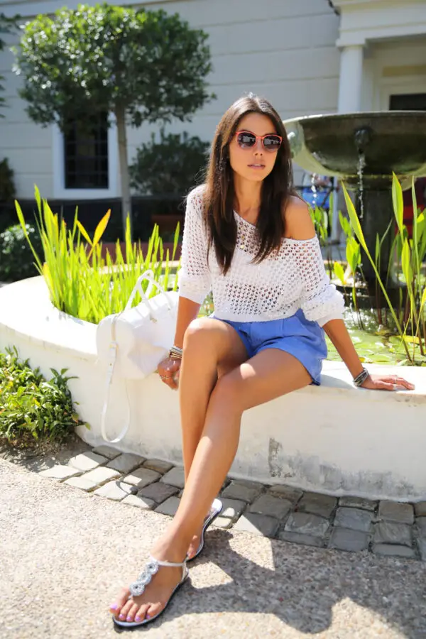 2-one-shoulder-top-with-casual-shorts