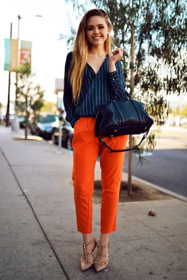 2-orange-pants-with-striped-blouse