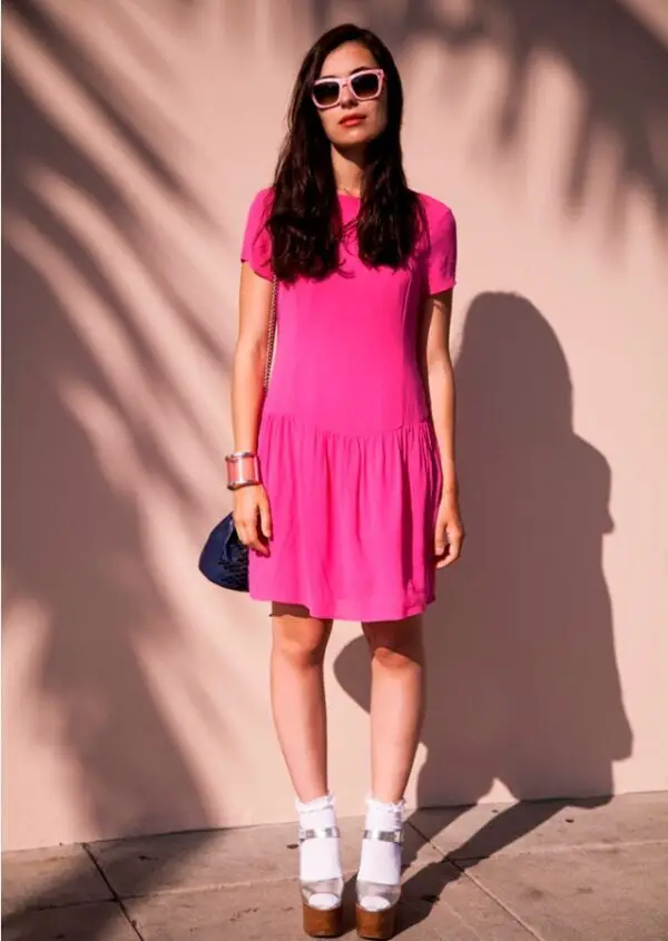 2-socks-with-sandals-and-pink-dress