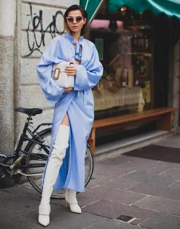 2-striped-blue-robe-shirtdress-with-over-the-knee-white-boots-1