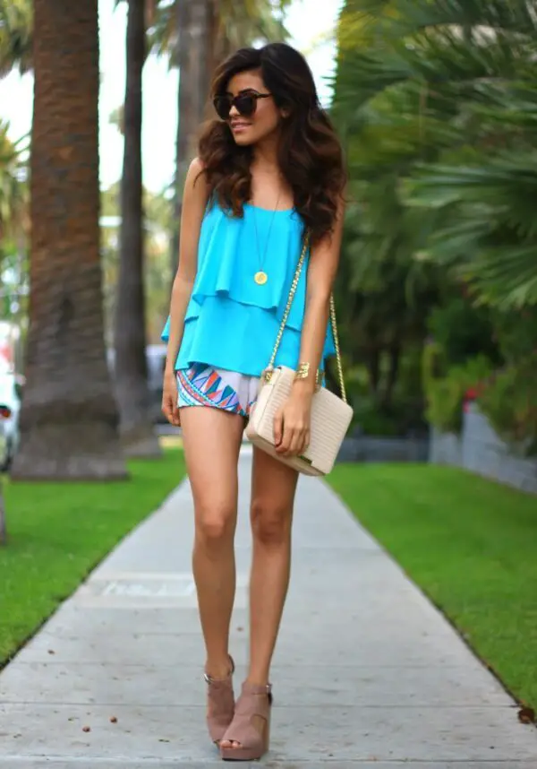 3-turquoise-top-with-casual-shorts
