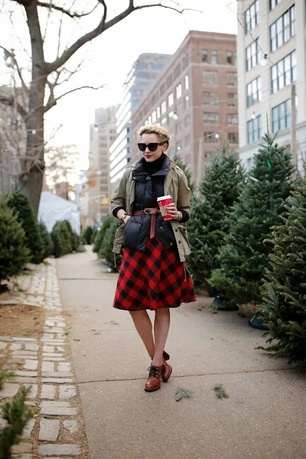 4-gingham-skirt-with-edgy-top