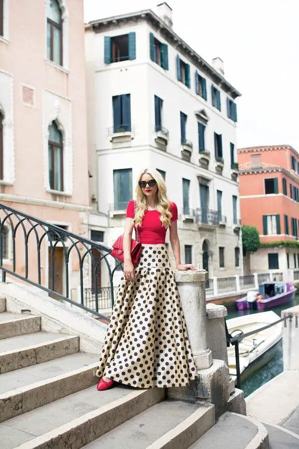 4-polka-dots-maxi-skirt-with-red-top