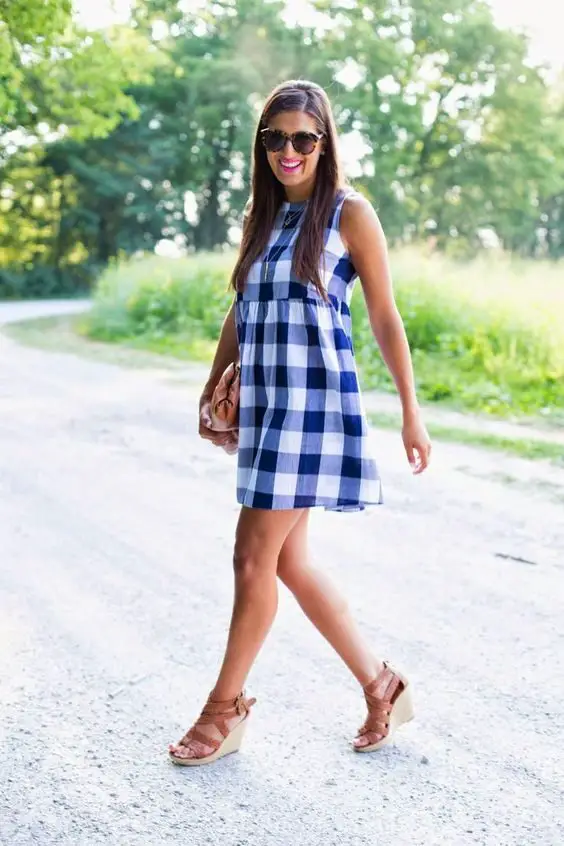checkered-spring-dress