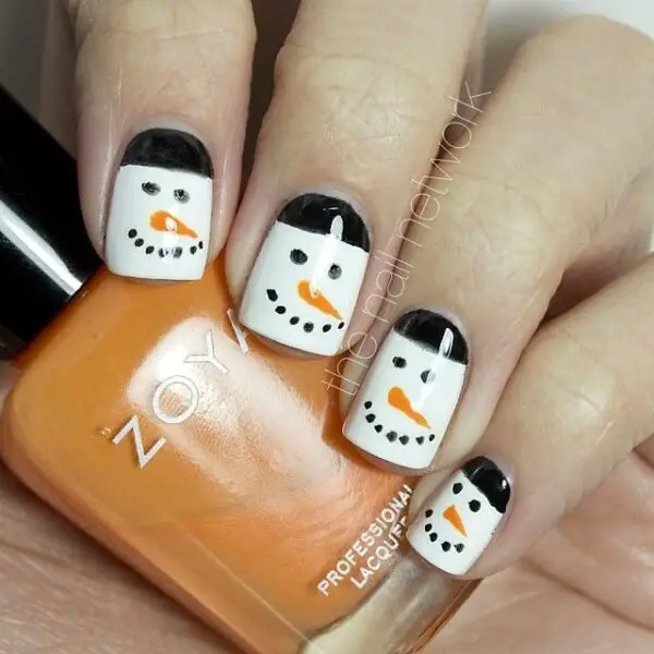 snowman-nails