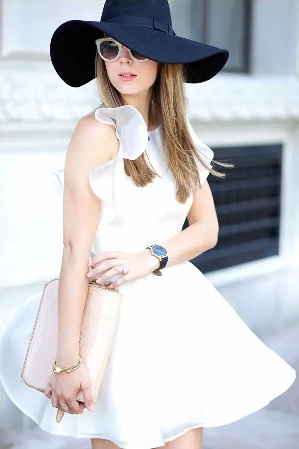 1-flirty-dress-with-chic-hat