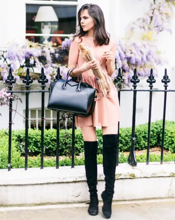 1-pink-lace-dress-with-over-the-knee-boots