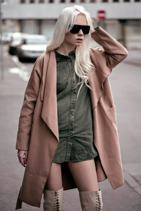 2-coat-with-olive-green-dress-with-boots