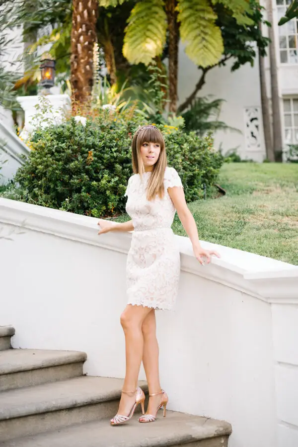 2-white-lace-dress-with-gold-sandals