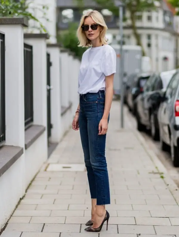 2-white-tee-with-denim-jeans-and-pumps