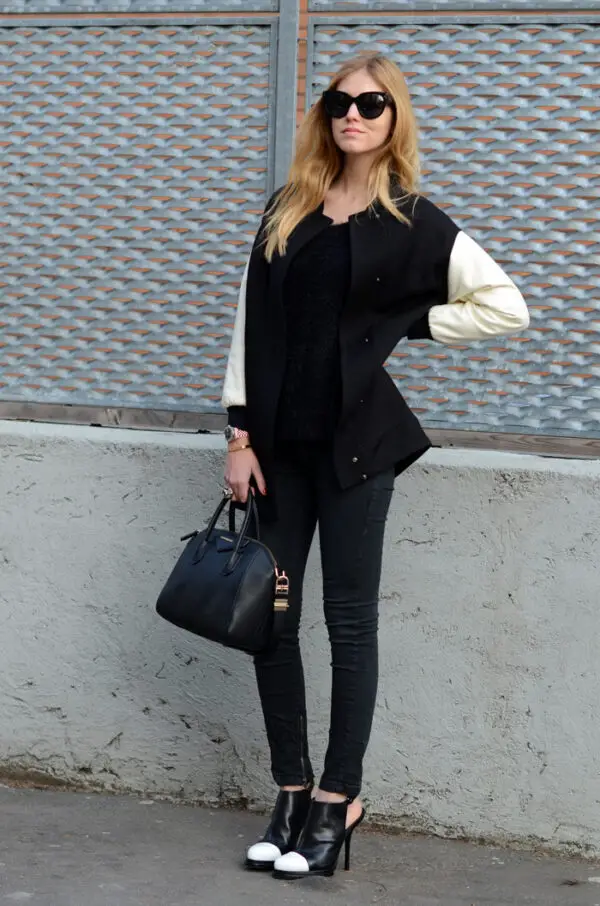 3-bomber-jacket-with-all-black-outfit-and-cap-toe-mules