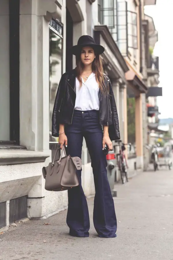 3-flared-jeans-with-leather-jacket-and-hat
