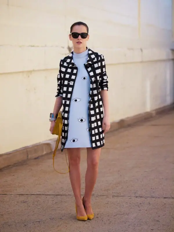3-mustard-bag-and-shoes-with-checkered-coat-and-quirky-dress