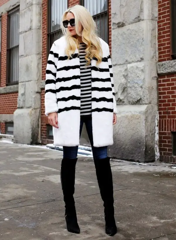 3-striped-sweater-with-coat-and-jeans