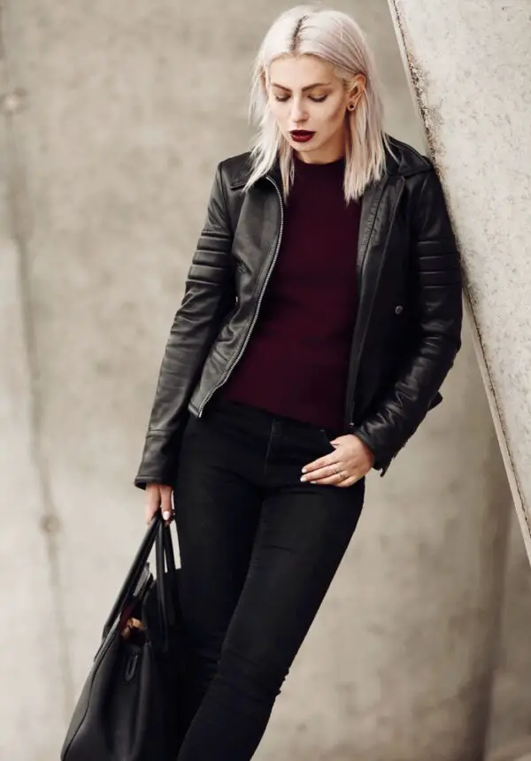 4-leather-jacket-with-plum-top-and-edgy-pants