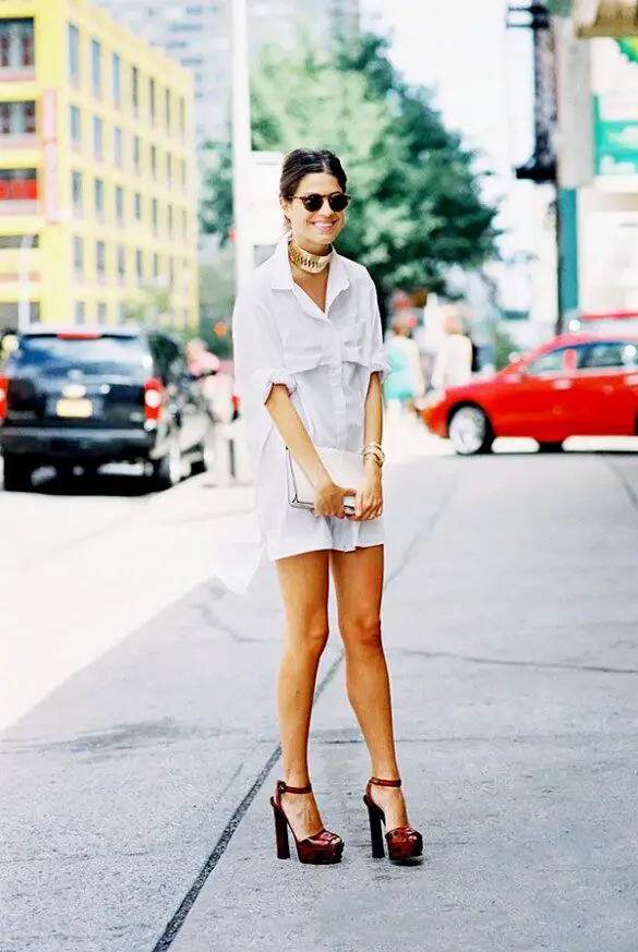 5-shirtdress-with-statement-necklace