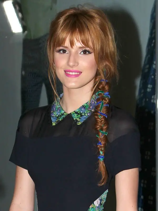 bella-thorne-braids-with-ribbons