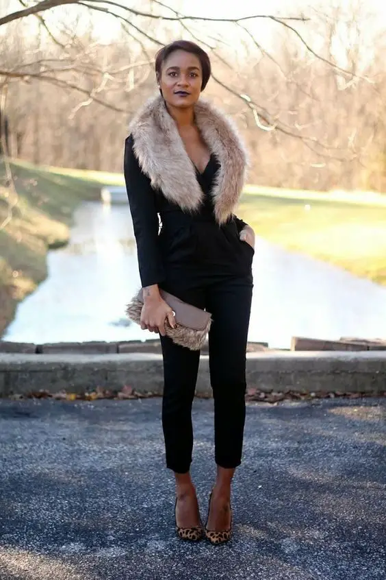 fur-collar-on-simple-black-outfit