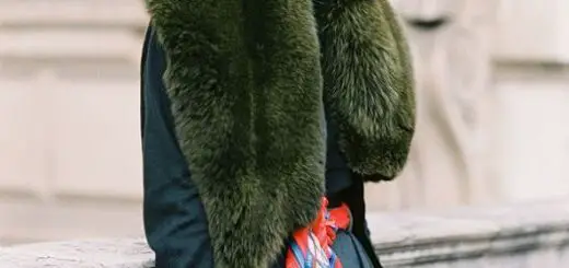 green-fur-scarf