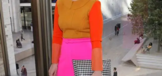 kelly-osbourne-color-block-outfit