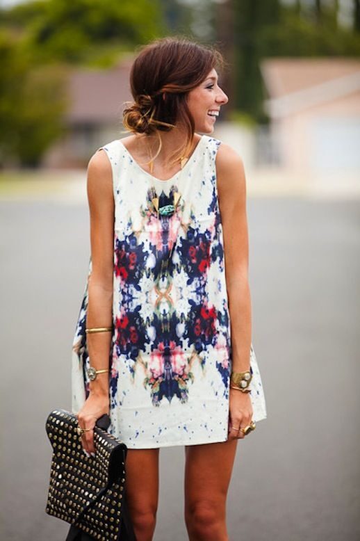 pop-of-color-on-a-white-dress