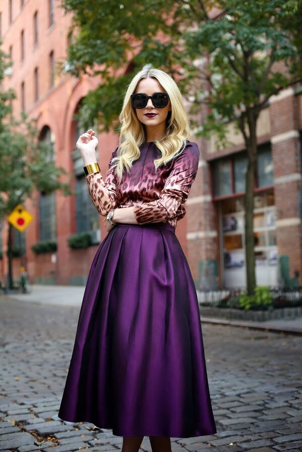 purple-midi-skirt