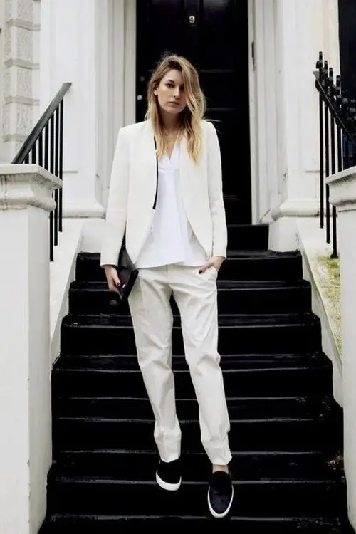 white-suit-and-black-shoes